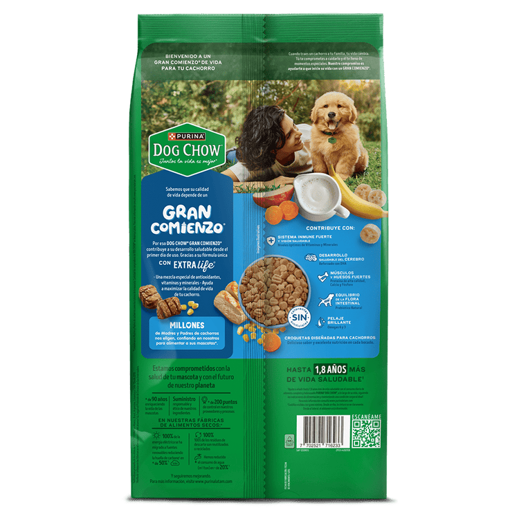 Dog Chow Gran Comienzo Cachorros Medianos y Grandes - PetsPlaza