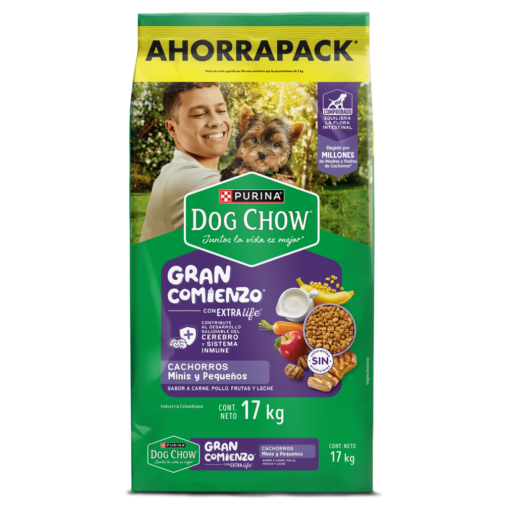 Dog Chow Gran Comienzo Cachorros Minis y Pequeños - PetsPlaza