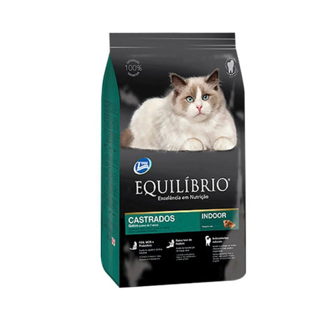 Equilíbrio Gatos Adultos Castrados 7+ Indoor - PetsPlaza