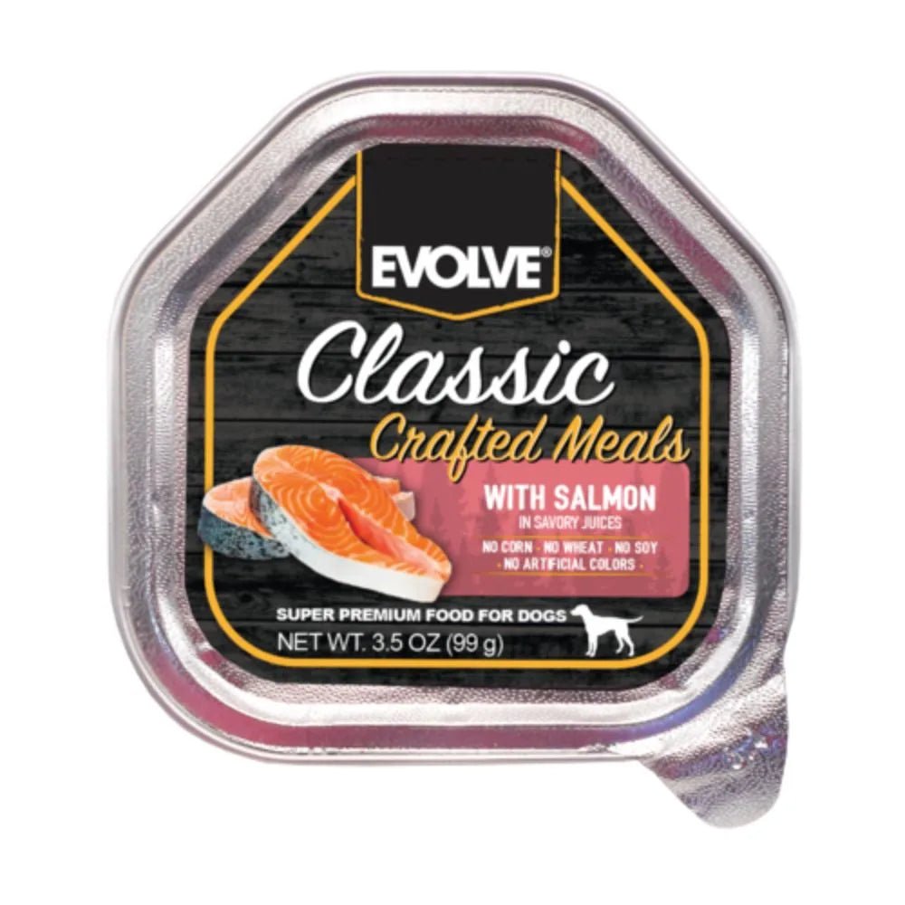 Evolve Classic Bandeja Crafted Meals Salmón Perros - PetsPlaza