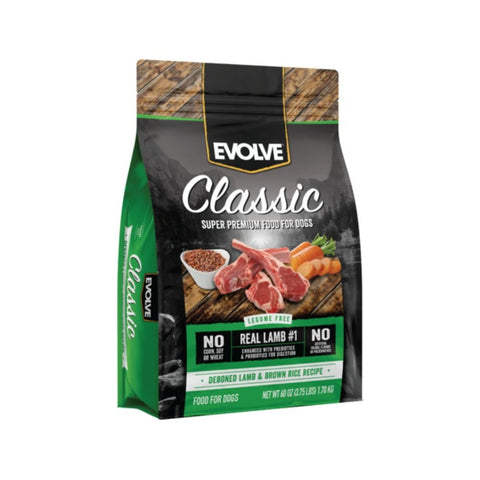Evolve Classic Deboned Lamb & Brown Rice - PetsPlaza