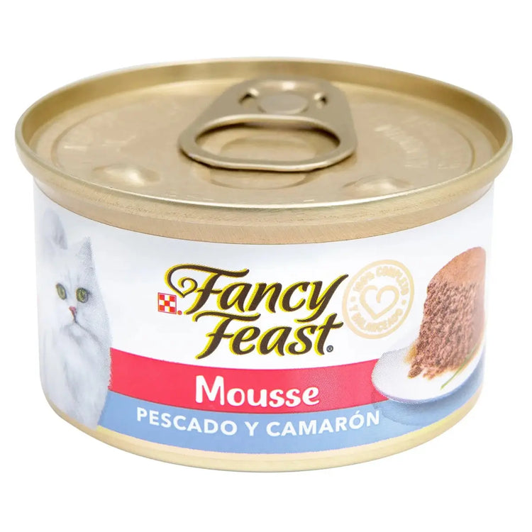 Fancy Feast Mousse Pescado y Camarón - PetsPlaza