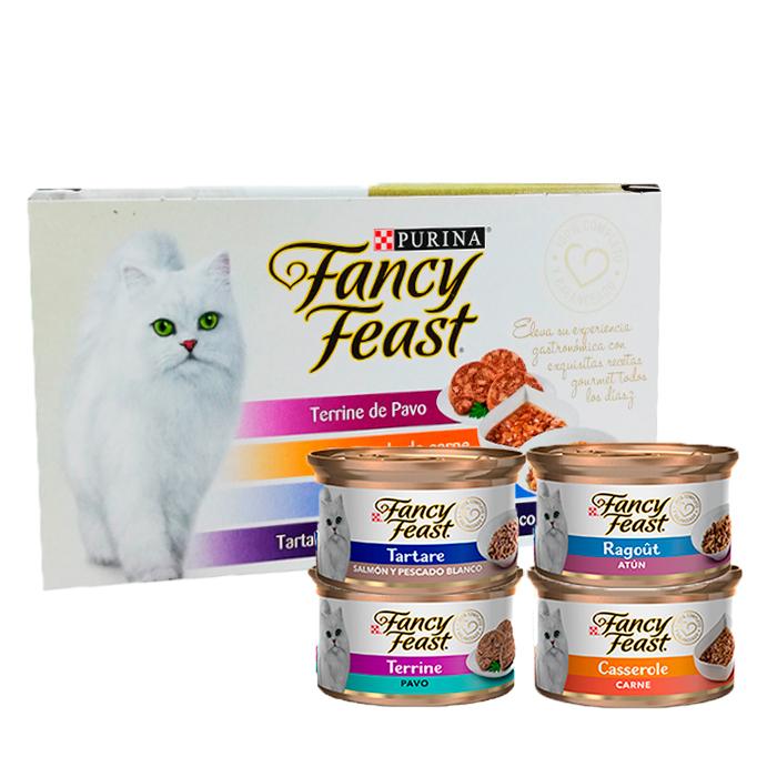 Fancy Feast Surtido x4 Latas