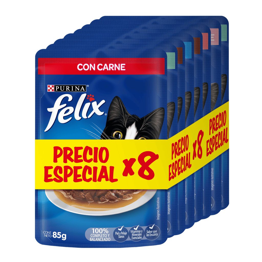 Felix Pack Surtido x8 Sobres - PetsPlaza