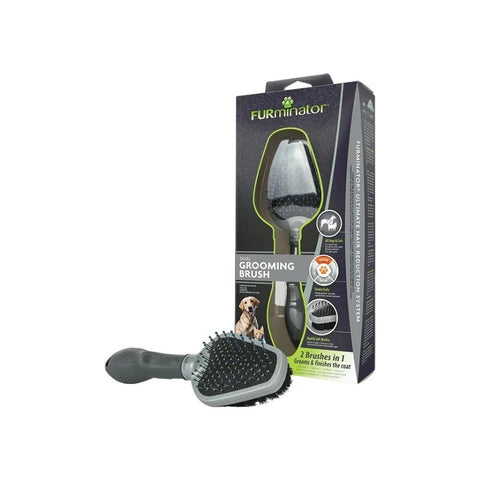 Furminator Cepillo Dual para Perros y Gatos - PetsPlaza
