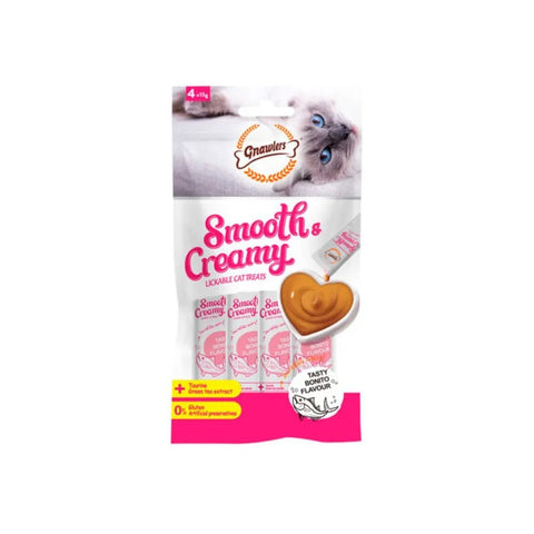 Gnawlers Smooth & Creamy Bonito – Snack para Gatos - PetsPlaza