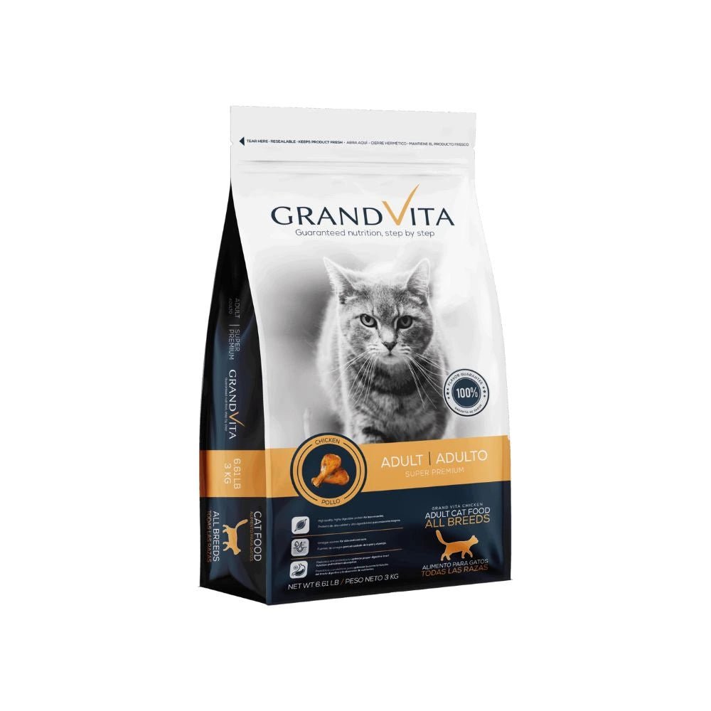 Grandvita Gatos Adultos Pollo - PetsPlaza