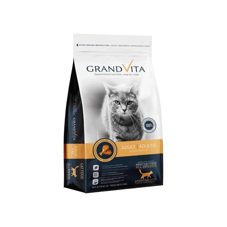 Grandvita Gatos Adultos Pollo - PetsPlaza