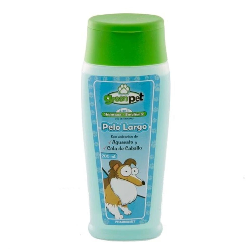 Green Pet Shampoo Pelo Largo para Mascotas - PetsPlaza