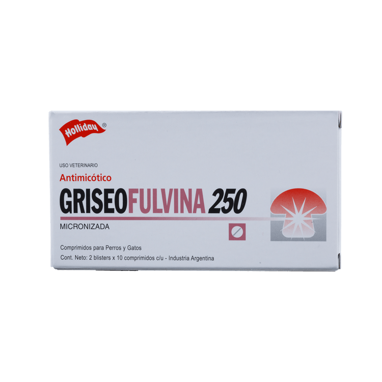 Griseofulvina 250 Mg x 20 Tab - PetsPlaza