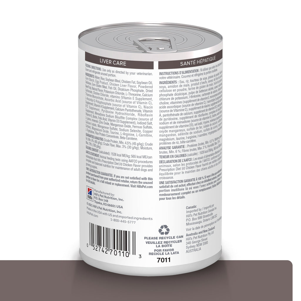 Hill's Prescription Diet l/d Perros - PetsPlaza