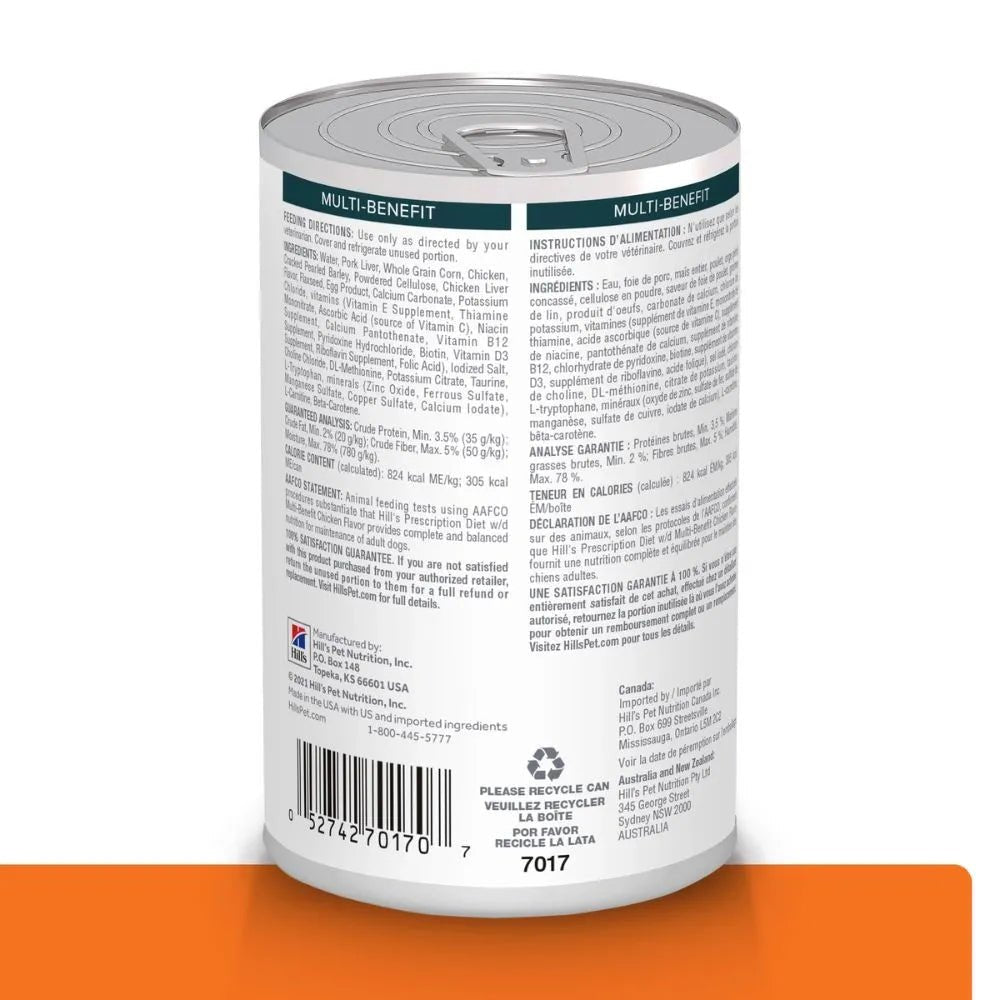 Hill's Prescription Diet Multi - Benefit w/d Perros - PetsPlaza