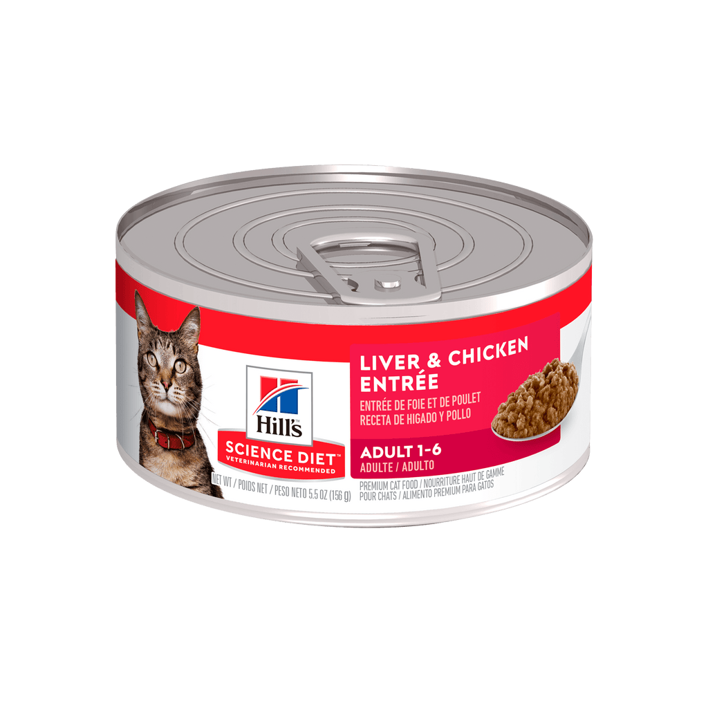 Hill's Science Diet Adult Liver & Chicken Entrée Gatos - PetsPlaza