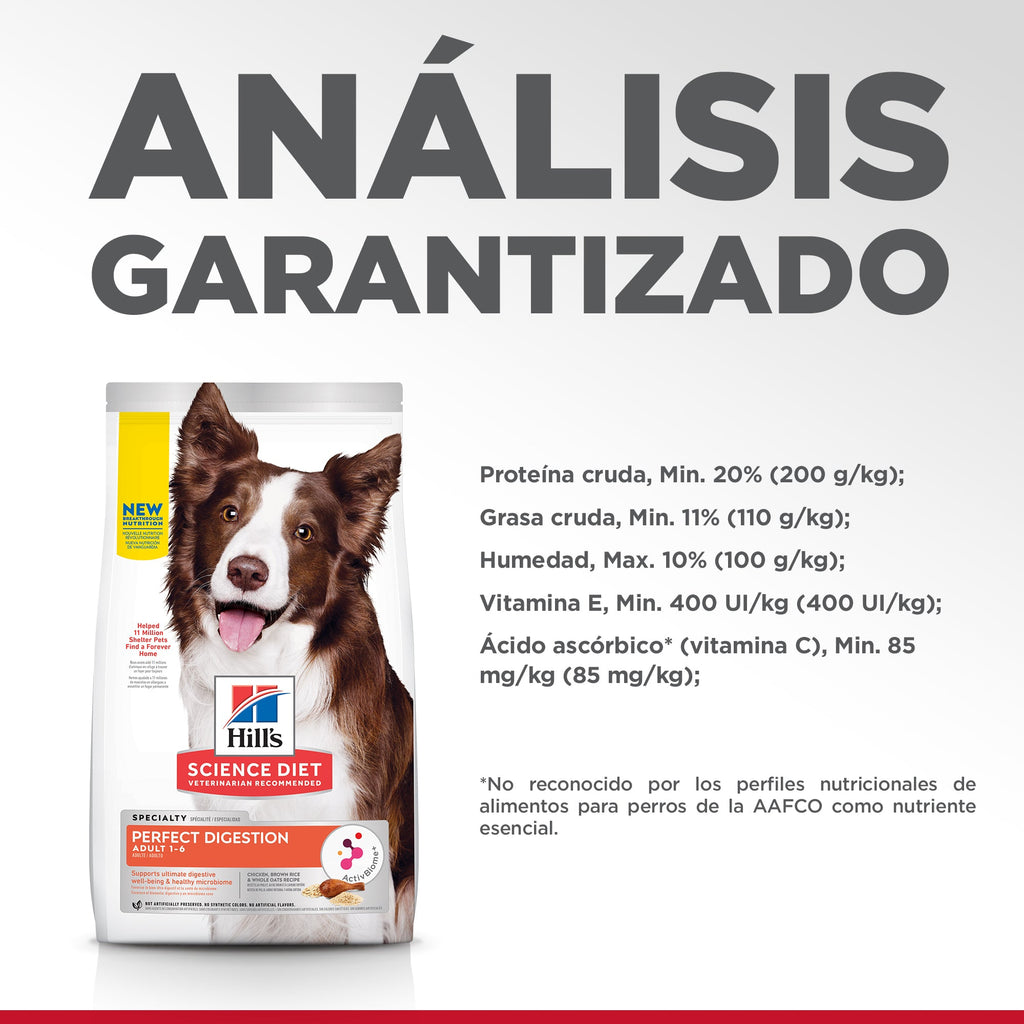 Hill's Science Diet Adult Perfect Digestion Perros - PetsPlaza