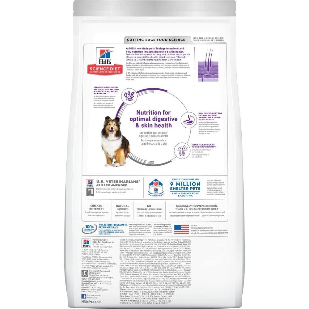 Hill’s Science Diet Adult Sensitive Stomach & Skin Perros Adultos - PetsPlaza
