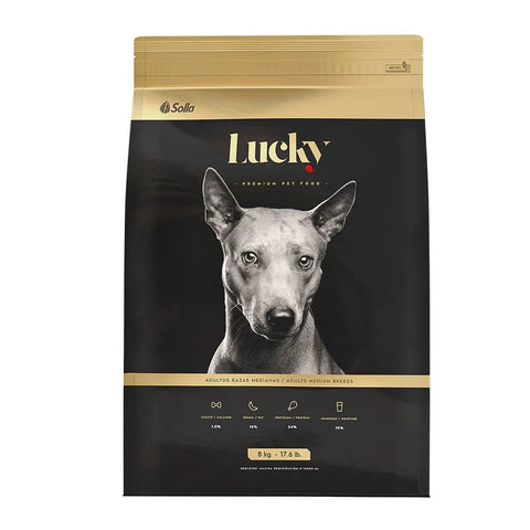 Lucky Perros Adultos Razas Medianas - PetsPlaza