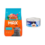 Combo Black Friday: Max Vita Gatos Adultos Atún 20 kg + Felix Paté Pescado - PetsPlaza