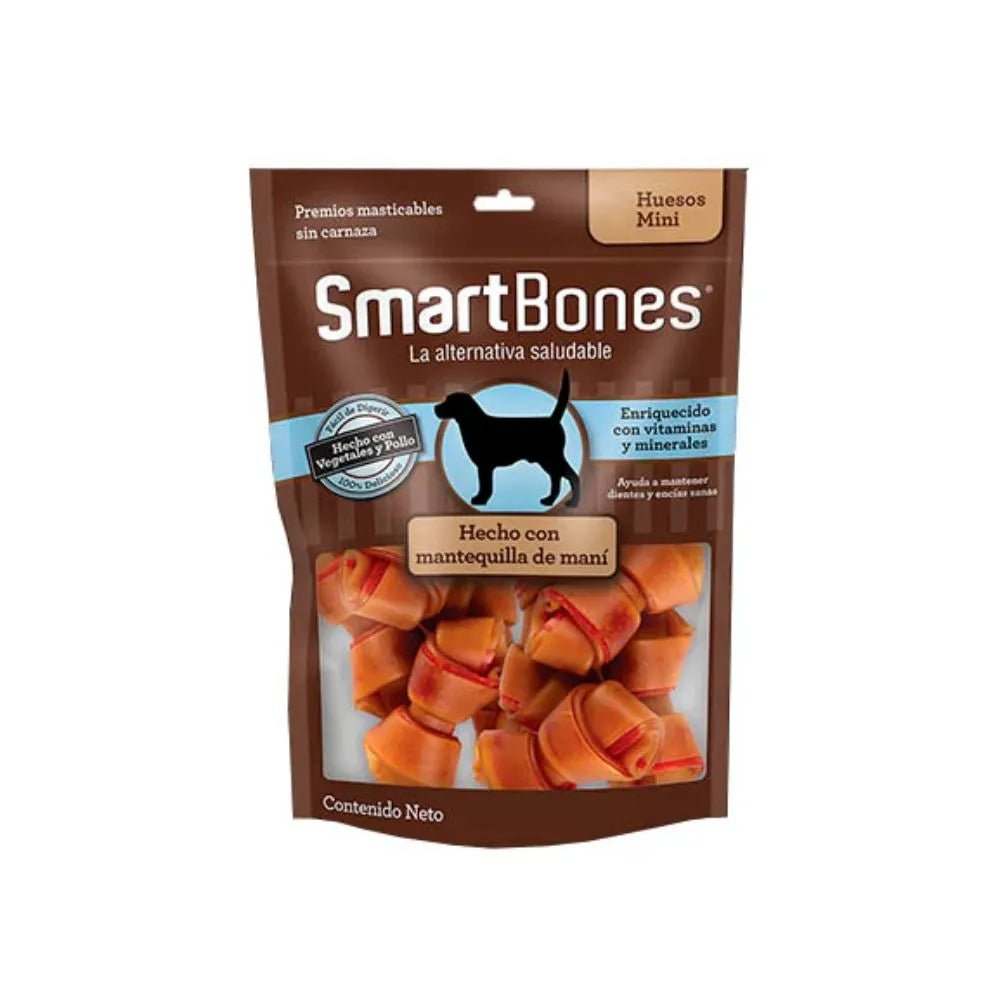 Mini Smartbones de Mantequilla de Maní - PetsPlaza