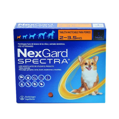 Nexgard Spectra Caja X 1 Tab para Perros - PetsPlaza