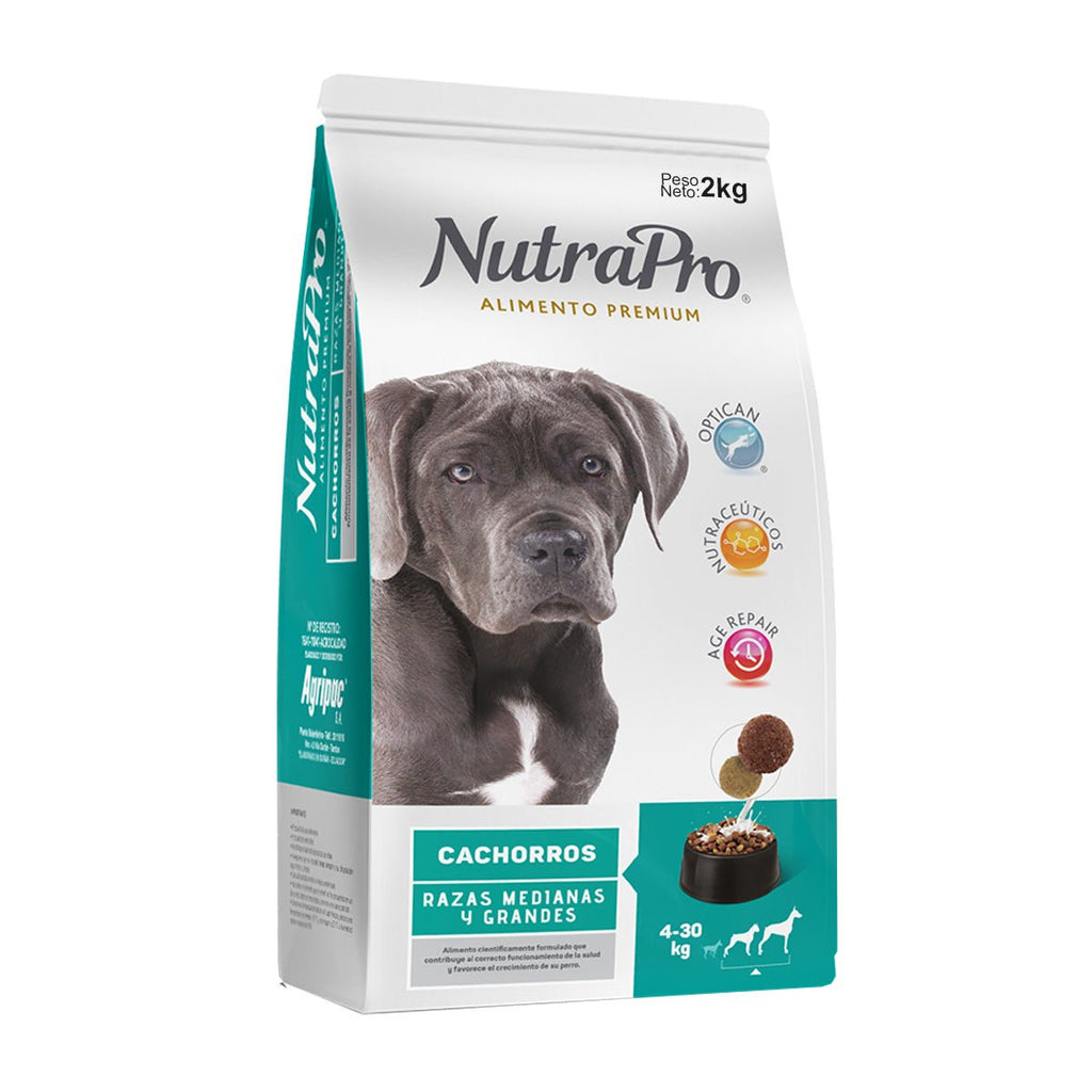 Nutrapro Cachorros Razas Medianas y Grandes - PetsPlaza