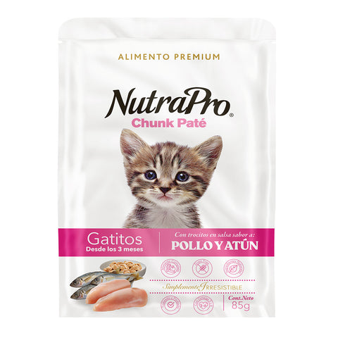 Nutrapro Pouch Gatos Pollo & Atún