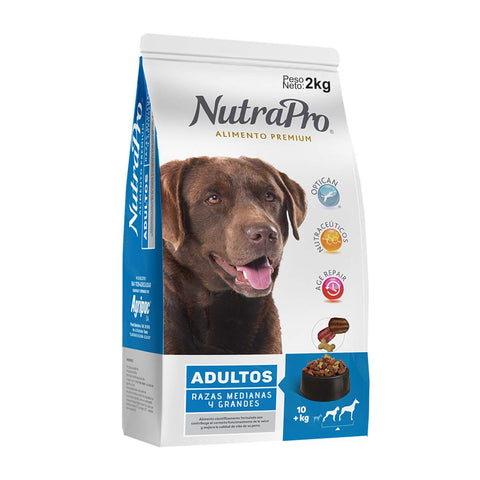 Nutrapro Perros Adultos Razas Medianas y Grandes - PetsPlaza