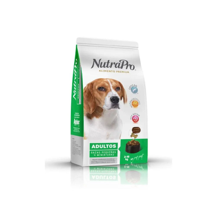 Nutrapro Perros Adultos Razas Pequeñas y Miniaturas - PetsPlaza