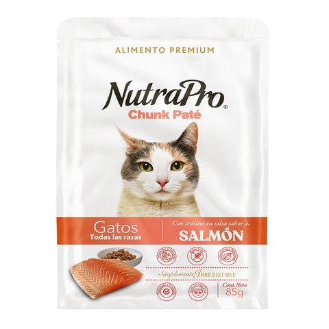 Nutrapro Pouch Gatos Salmón - PetsPlaza