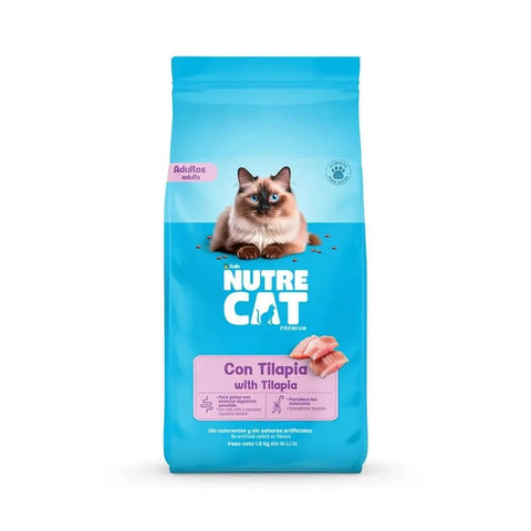 Nutrecat Tilapia Gatos Adultos - PetsPlaza