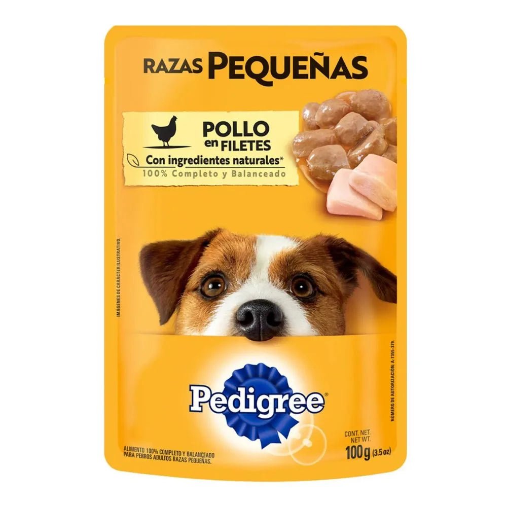 Pedigree Pouches Perros Adultos Razas Pequeñas - PetsPlaza