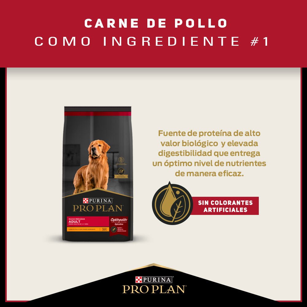 Pro Plan Adulto Razas Medianas - PetsPlaza