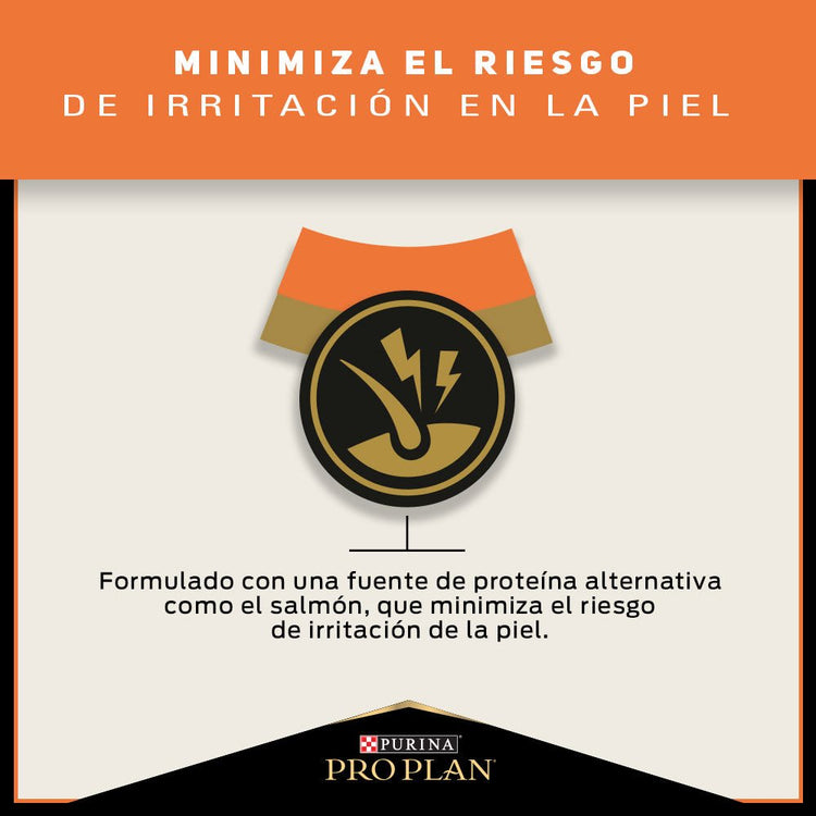 Pro Plan Sensitive Skin Adultos Razas Medianas y Grandes - PetsPlaza