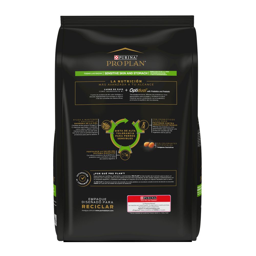 Pro Plan Sensitive Skin and Stomach Perros - PetsPlaza