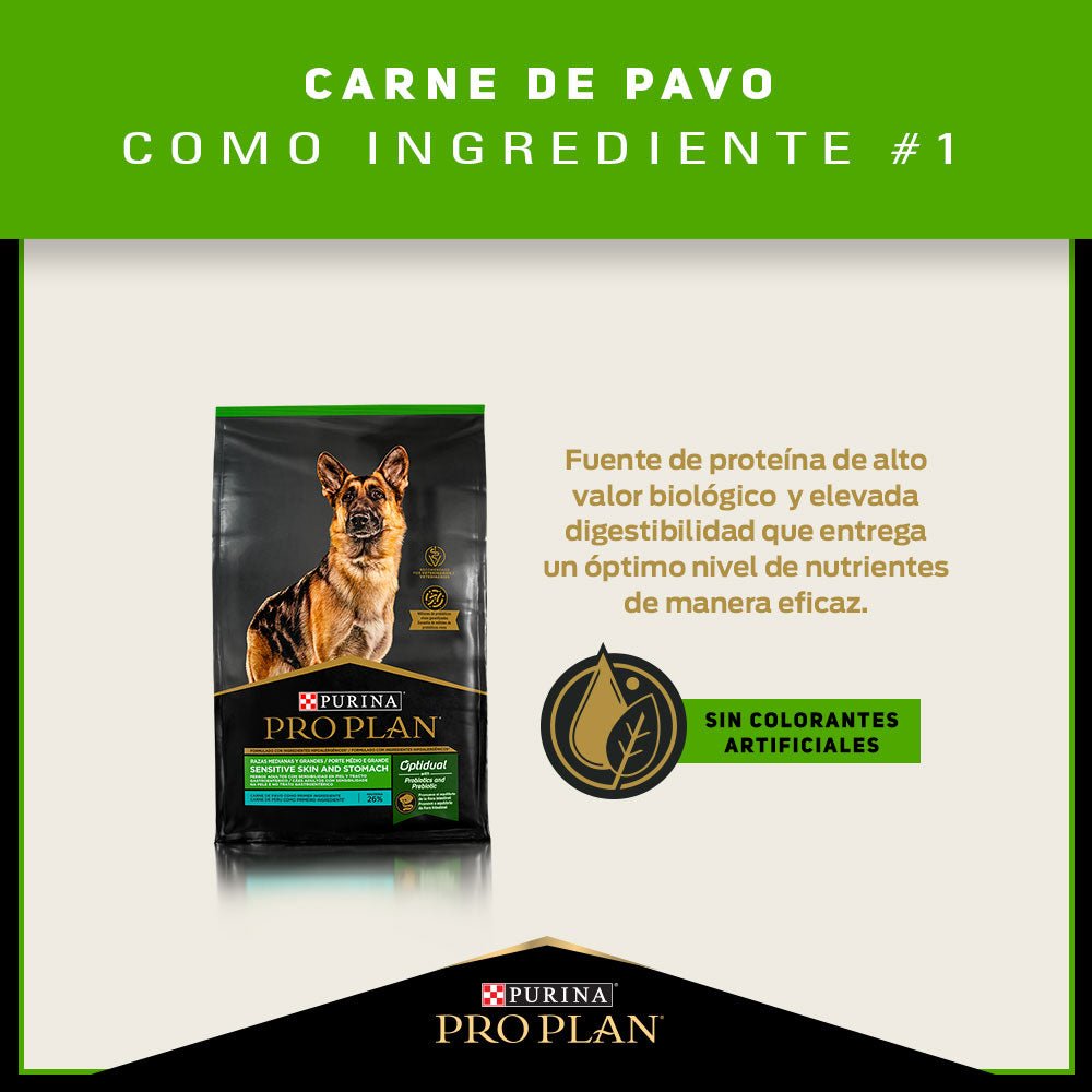 Pro Plan Sensitive Skin and Stomach Perros - PetsPlaza