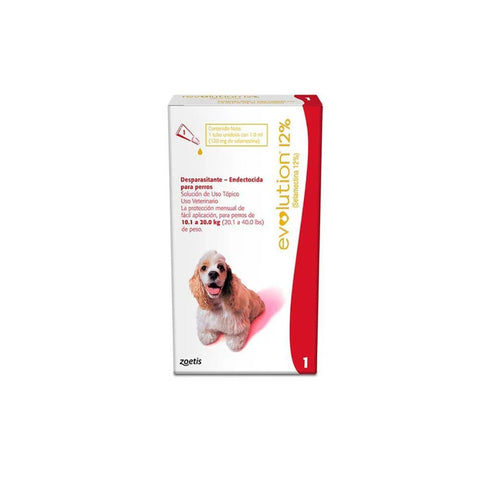 Revolution 12% X 1,0 Ml - Perros de 10.1 Hasta 20 Kg - PetsPlaza