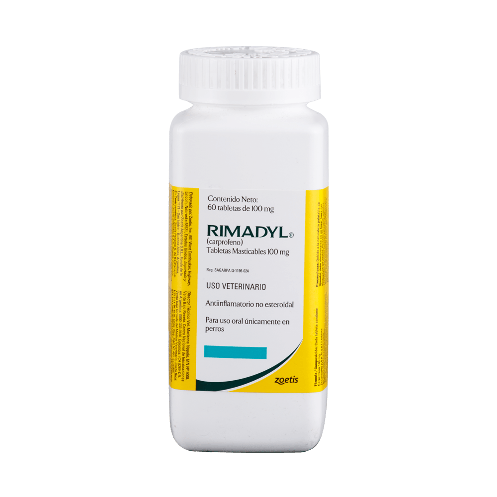Rimadyl Masticable 100 mg x 60 Tabletas - PetsPlaza