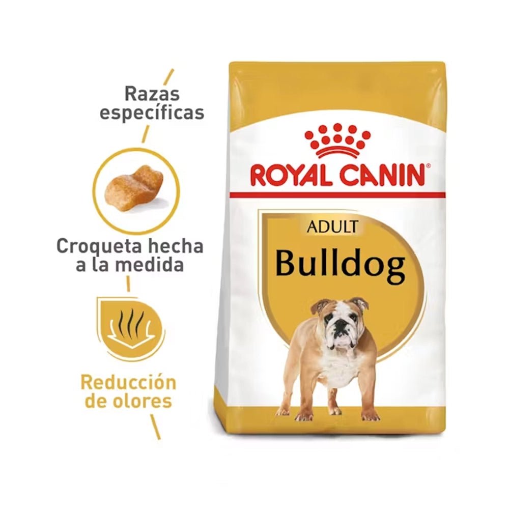 Royal Canin Bulldog Inglés Adulto - PetsPlaza