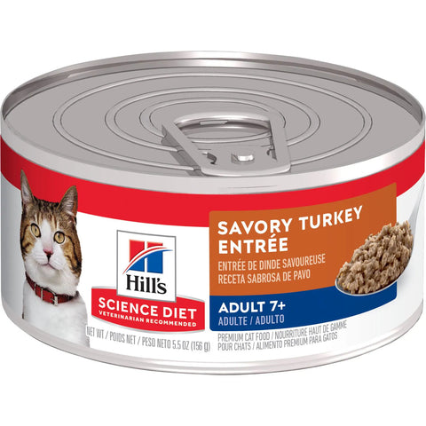 Hill's Science Diet Adult 7+ Sabor Pavo Entrée para Gatos