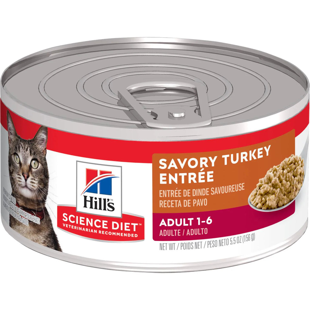 Hill's Science Diet Adult Savory Turkey Entrée para Gatos - PetsPlaza