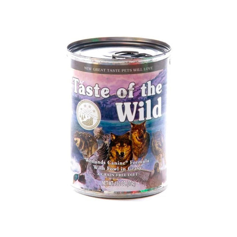 Taste of the Wild Wetlands Lata Aves Asadas 374 g - PetsPlaza