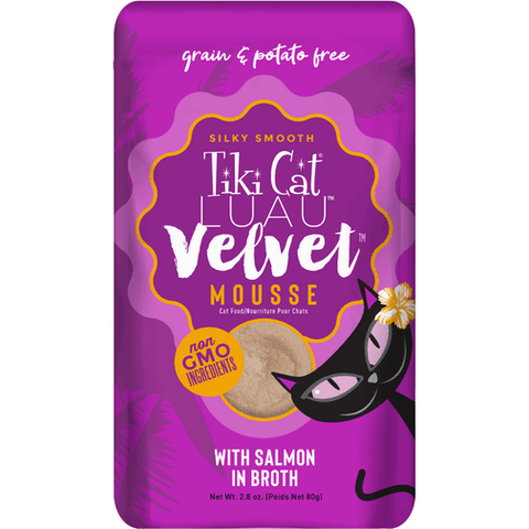 Tiki Cat Luau Velvet Mousse Salmón en Caldo - PetsPlaza