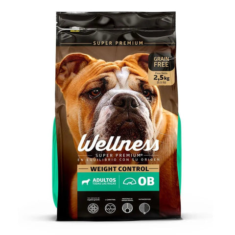 Wellness Grain Free Perros Adultos Control Peso - PetsPlaza