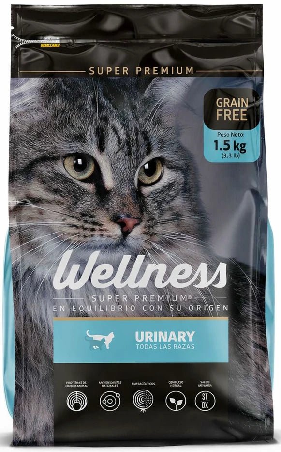Wellness Grain Free Urinary Gatos 1.5 Kg - PetsPlaza