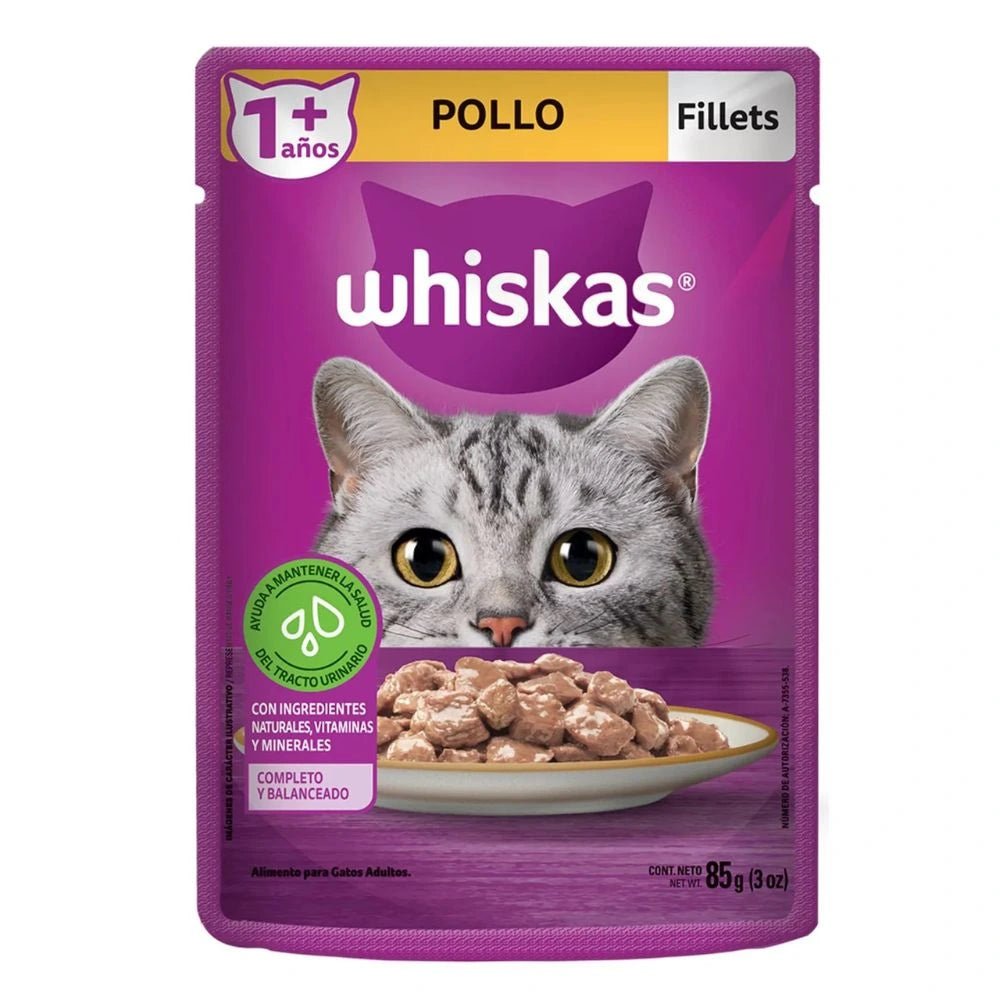 Whiskas Pouches Gatos Adultos - PetsPlaza