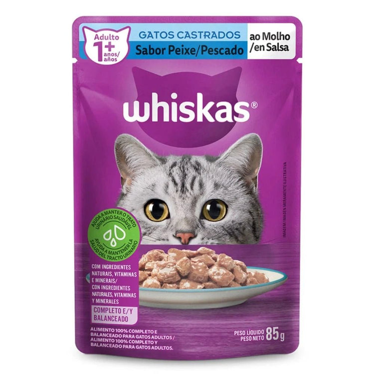 Whiskas Pouches Gatos Castrados - PetsPlaza